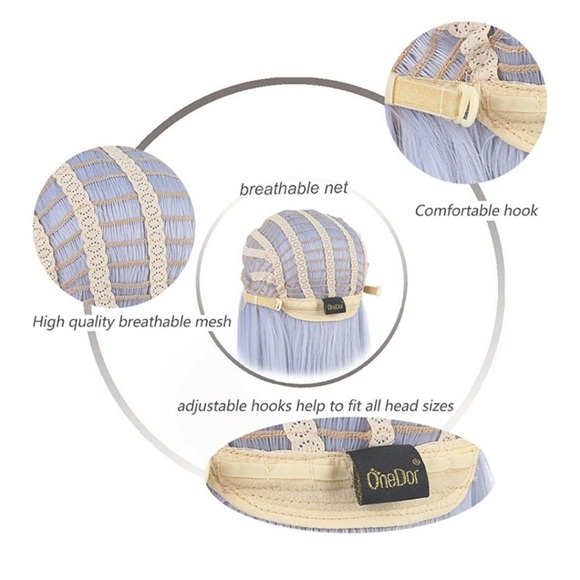 🆕️ Synthetic Hair Women Full Head Cosplay Wig - Picture 7 of 8